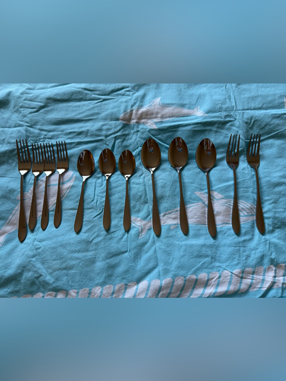 Stainless Steel Silver Flatware Set of 12 - Polished Spoons & Forks b
Brandani